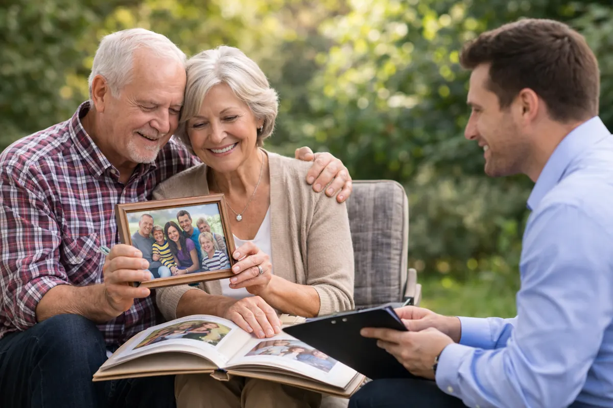 Whole life insurance planning conversation with a licensed advisor